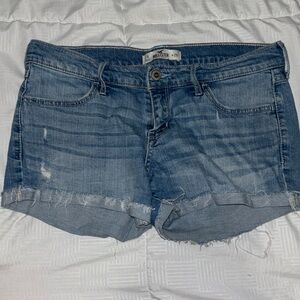 holister denim shorts